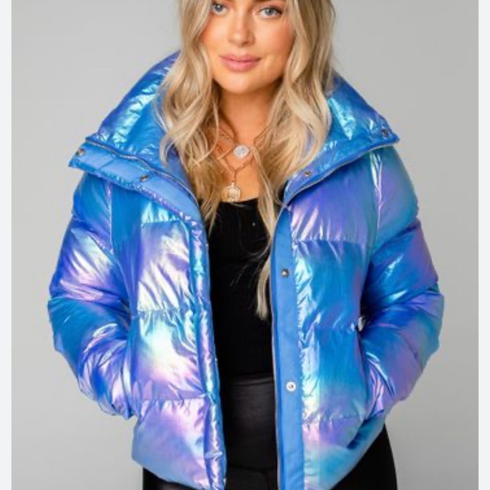 Buddy love iridescent, puffer jacket